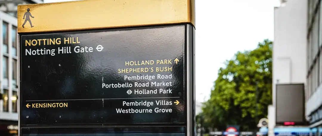 custom aluminum informational sign